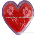 Heart shaped sponge ink stamp pad
